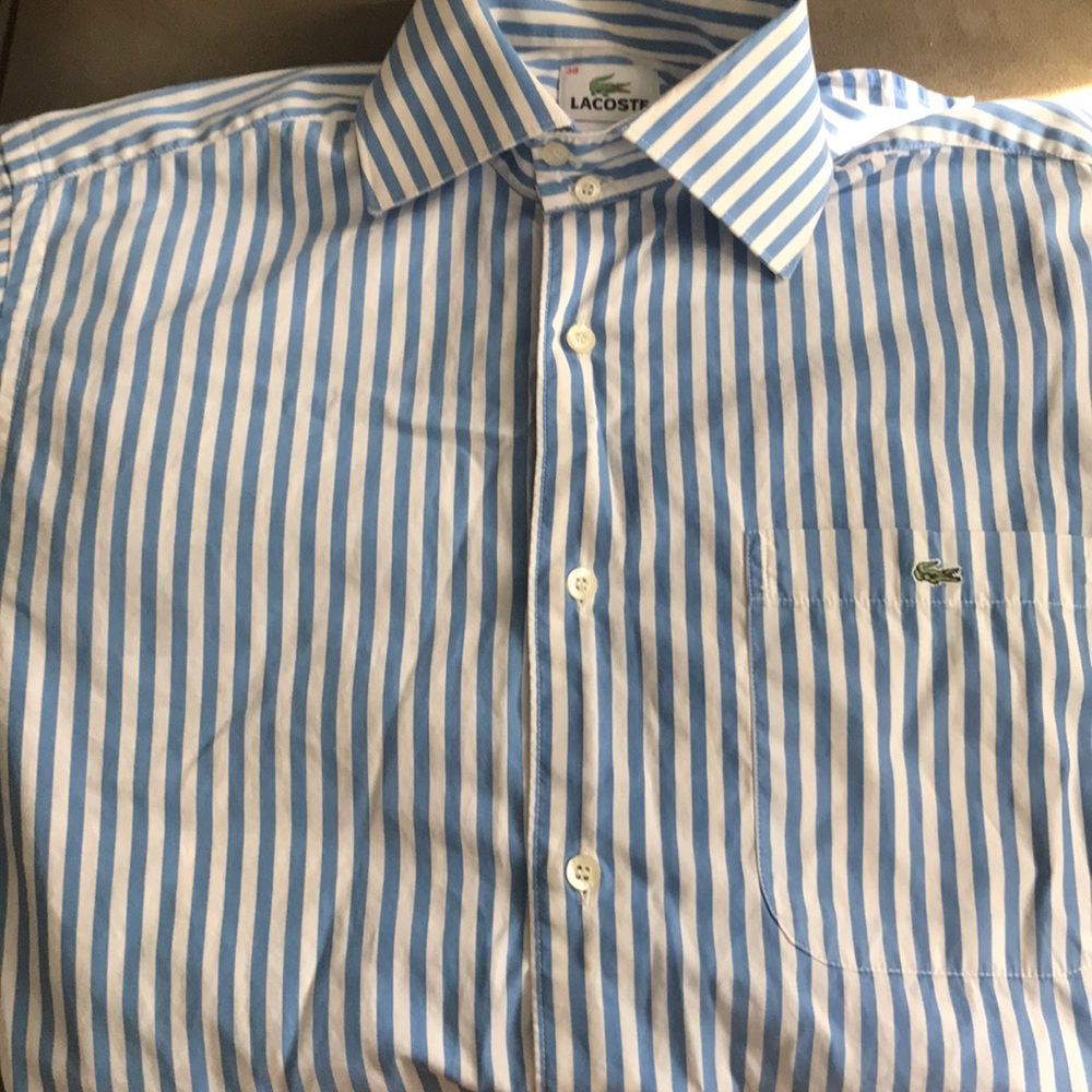Lacoste button down with long sleeves